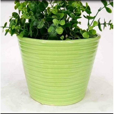 Green Handmade Ceramic Pot